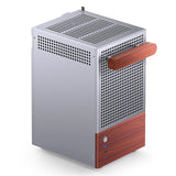 Jonsbo T6 Pc Carcasa, Mini-Tower, Mini-Itx, Tempered Glass, Madera - Plateado