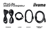 EAN 4948570124756 - iiyama G-MASTER GB2745QSU-B2 pantalla para PC 68,6 cm (27") 2560 x 1440 Pixeles Wide Quad HD LED Negro imagen 13