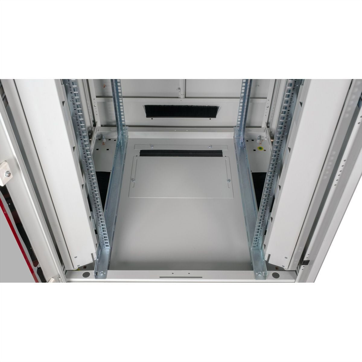 Roline 19-Zoll Netzwerkschrank Pro 32 He, 800x800 Bxt Glastr Grau
