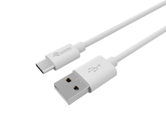 Equip Cable Usb-A->C2.0 3a M/M 2.00m Blanco