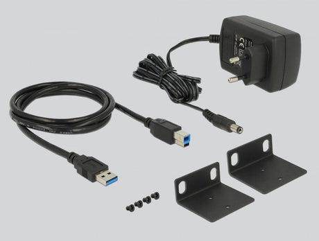 EAN 4043619640393 - DeLOCK 64039 hub de interfaz USB 3.2 Gen 1 (3.1 Gen 1) Type-B 5000 Mbit/s Negro imagen 3