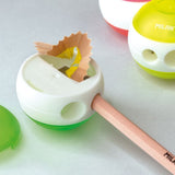 Milan Afilalápices Doble Sphere Fluo Colores Surtidos -Cubo Expositor 24u-