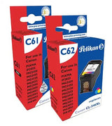 EAN 4018474950666 - Pelikan 4950660 cartucho de tinta 2 pieza(s) Compatible Negro, Cian, Magenta, Amarillo imagen 2