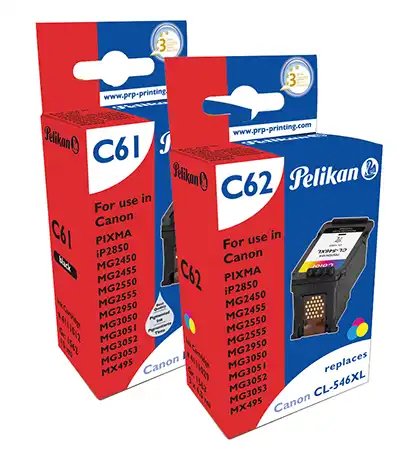 EAN 4018474950666 - Pelikan 4950660 cartucho de tinta 2 pieza(s) Compatible Negro, Cian, Magenta, Amarillo imagen 2