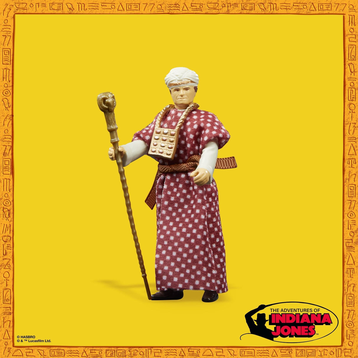 Figura Hasbro Retro Collection Indiana Jones Riders If The Lost Ark Belloq (Ceremonial)