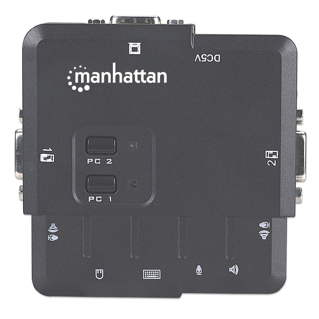EAN 766623151252 - Manhattan 151252 interruptor KVM Negro imagen 6
