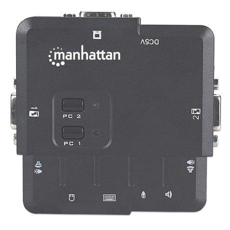 EAN 766623151252 - Manhattan 151252 interruptor KVM Negro imagen 6