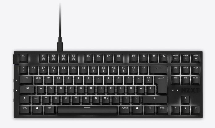 Nzxt Keyb. Tkl Gateron Red Switches Black Kb-1tkde-Br