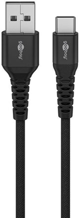 EAN 4040849745263 - Goobay 74526 cable USB USB 2.0 1 m USB C USB A Negro imagen 2