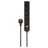 EAN 5905106070061 - Savio LZ-16 base múltiple 1,8 m 5 salidas AC Interior Negro imagen 1