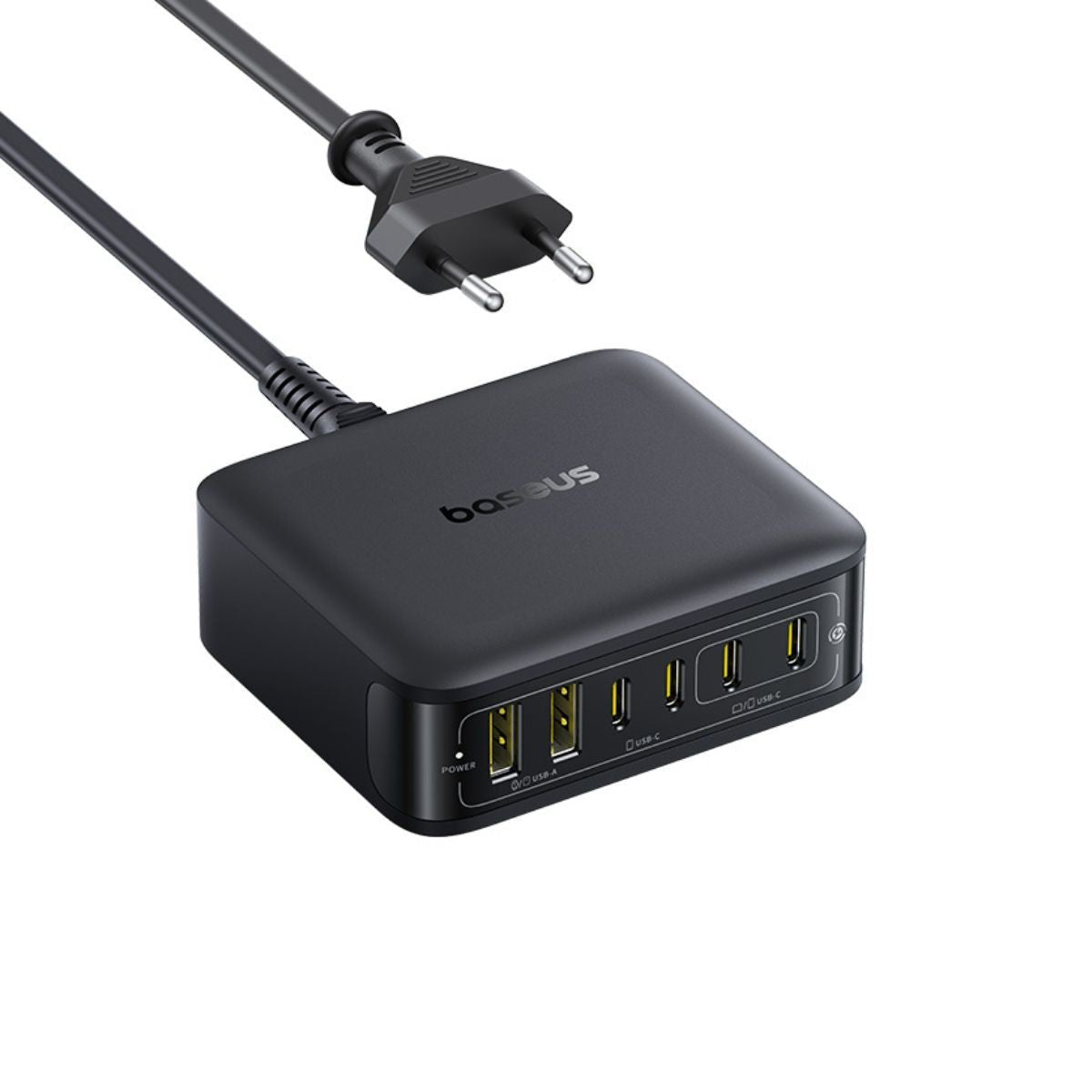 Os-Baseus Enerfill Fh21 Desktop Charging Station 4c+2u 120w Eu Cosmic Black