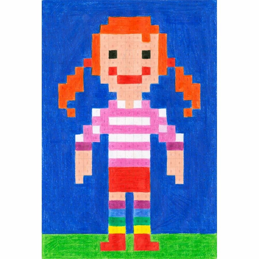 Faber-Camell Pixel-It Ausmalhch Con 32 Motiven