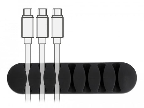 EAN 4043619183487 - DeLOCK 18348 organizador de cables Escritorio/pared Soporte para cables 6 pieza(s) imagen 3