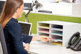 Bankersbox Organizador De Escritorio A4 8 Compartimentos Verde Blanco 1pk