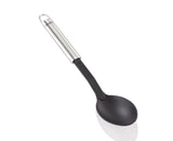 Leifheit Servierlöffel Negro, Plateado Acero Inoxidable, Plástico