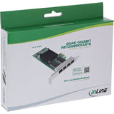 Inline Quad Gigabit Tarjeta De Red - 4x Rj45 1 Gb/S - Pcie X1