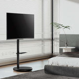 Aisens Soporte De Suelo Con Rueda, Bandeja Para Dvd Para Monitor/Tv 50kg De 37-86, Negro