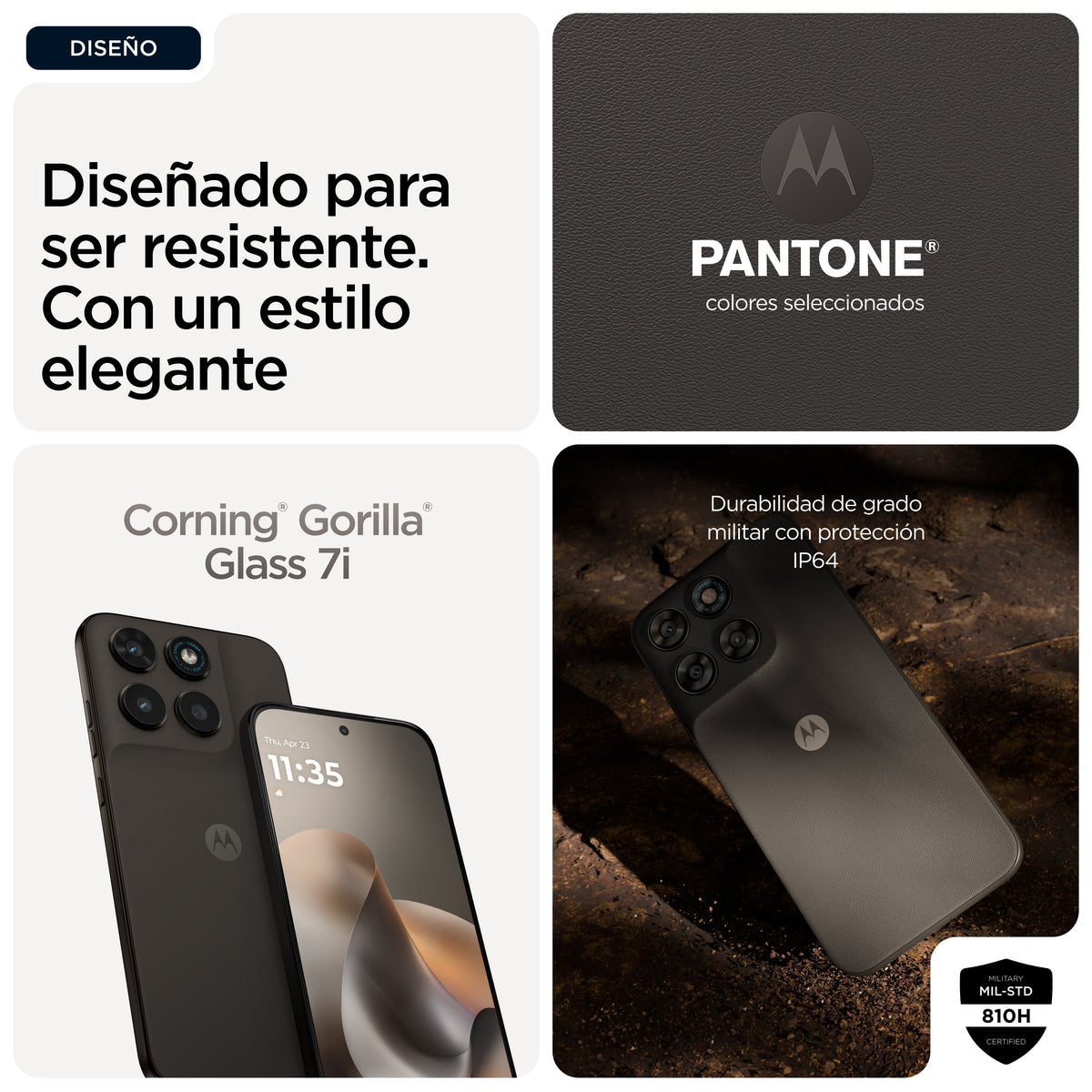 Motorola Moto G77 17,3 Cm (6.8") Ranura Híbrida Dual Sim Android 16.0 5g Usb Tipo C 8 Gb 128 Gb 5200 Mah Negro