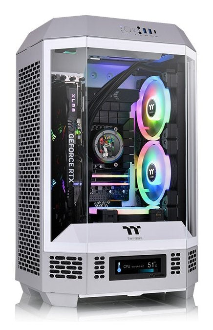 EAN 4711475644960 - Thermaltake Tower 300 Limestone Micro Torre Gris, Blanco imagen 1