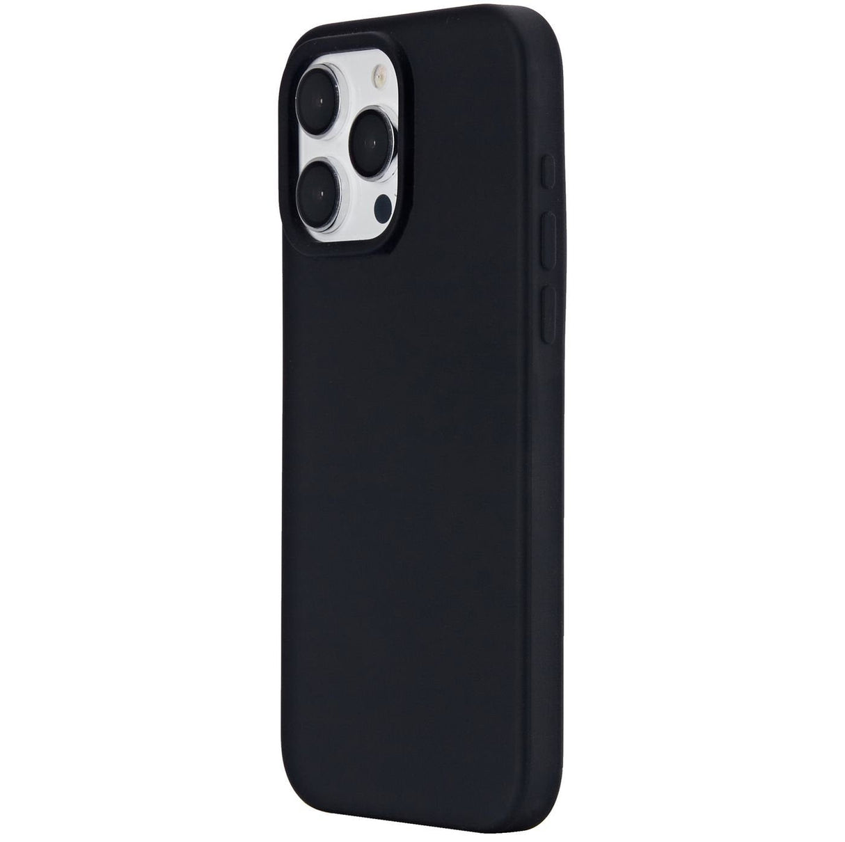 Infinite Rome Iphone 15 Pro - Max Silicone Case For Magsafe - Charging Black 100% Recycled Silicone