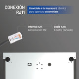 EAN 8435364316351 - iggual IRON-30 Cajón de efectivo automático y manual imagen 12