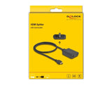 Delock Hdmi Splitter 1 X Hdmi In A 2 X Hdmi Out 4k 60 Hz Con Downscaler