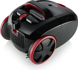 Aspirador Gorenje Vce21sfbkr  Con  Bolsa, Potencia 850 W, Radio De Trabajo 8 M, Negro