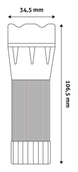 Entac Taschenlampe Zoom Kunmmoff Thekendisplay 24 Mück