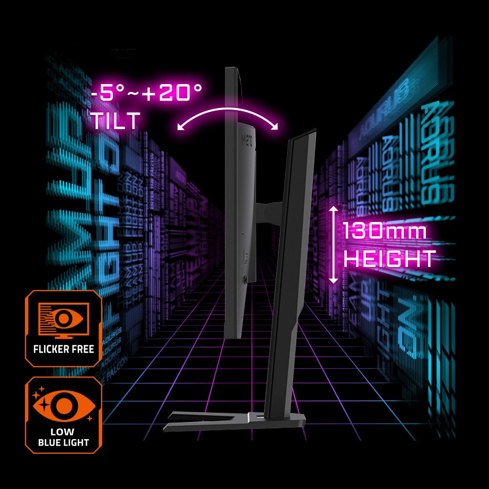 Monitor Gigabyte M27q X 68,6 Cm 27" 2560 X 1440 Pixeles Quad Hd Led Negro