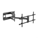 Aisens Soporte Pro Giratorio, Inclinable Y Nivelable Para Monitor/Tv 50kg De 43-80, Negro