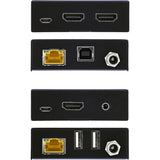 Kvm Hdmi Extender Cat.6, 4k/60hz, 70m , Set Inline