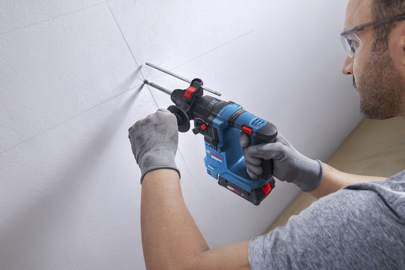 Bosch Professional Gbh 18v-18 Professional, 0611927003, Martillo Perforador Azul/Negro