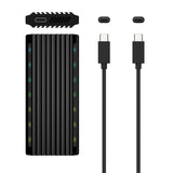 Aisens Caja Externa Para Disco Ssd M.2 Sata Nvme Usb 3.2  Sin Tornillos Asm2-Rgb012b