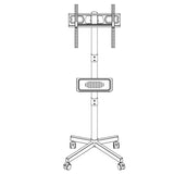 Montis Mobilny Uchwyt Do Tv - Mt191 Atlas 152,4 Cm (60")