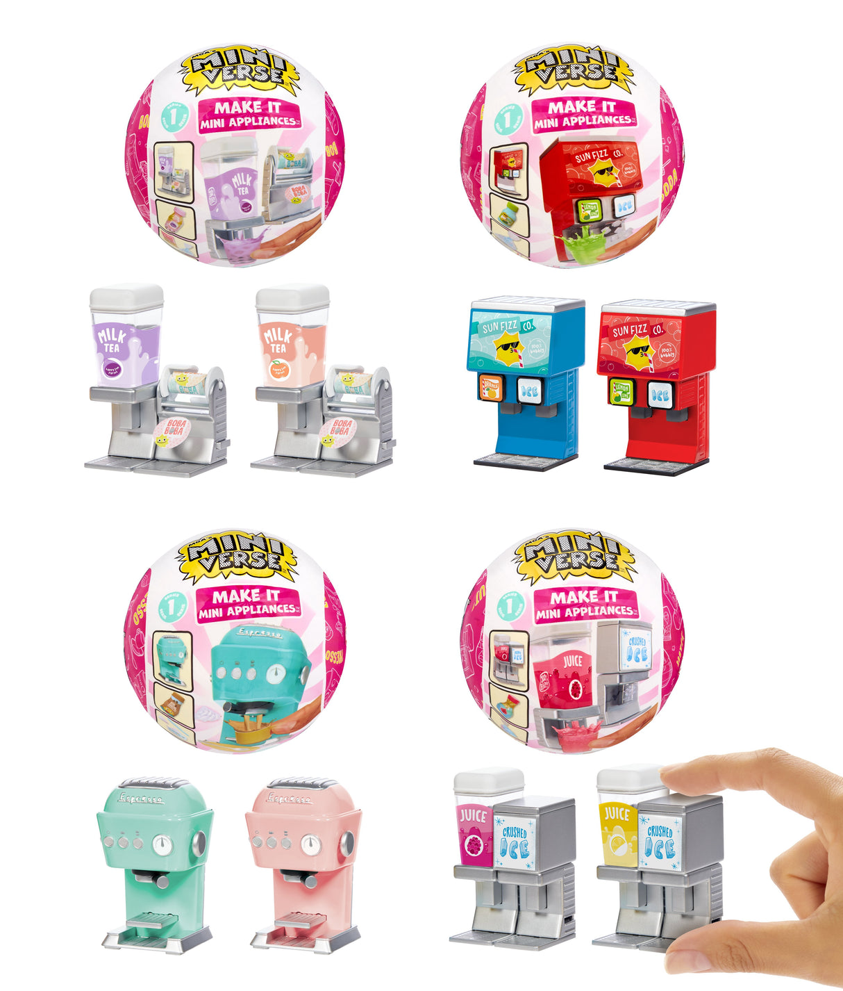 Mga Entertainment Mga'S Miniverse Make It Mini Electrodomésticos Mini Coleccionables, Accesorios Para Muñecas Artículos Surtidos 505600-Euc