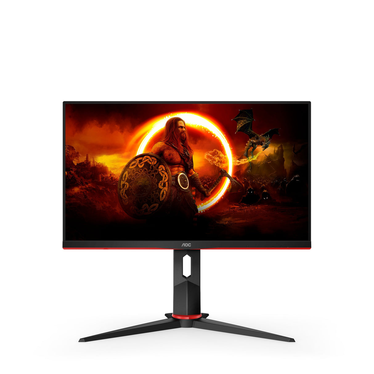 EAN 4038986141208 - AOC G2 Q24G2A/BK LED display 60,5 cm (23.8") 2560 x 1440 Pixeles Quad HD LCD Negro, Rojo imagen 4