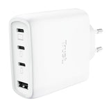 Cargador De Pared Gan Trust Maxo 65w 26068 3xusb Tipo-C 1xusb Incluye Cable Usb Tipo-C 65w