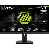 Monitor Gaming  Msi Mag 274qrfde Qd E2 (27 Pulgadas), Negro, Wqhd, Rapid Ips, Hdr, Adaptive-Sync, Panel De 180hz 9s6-3cc29h-223