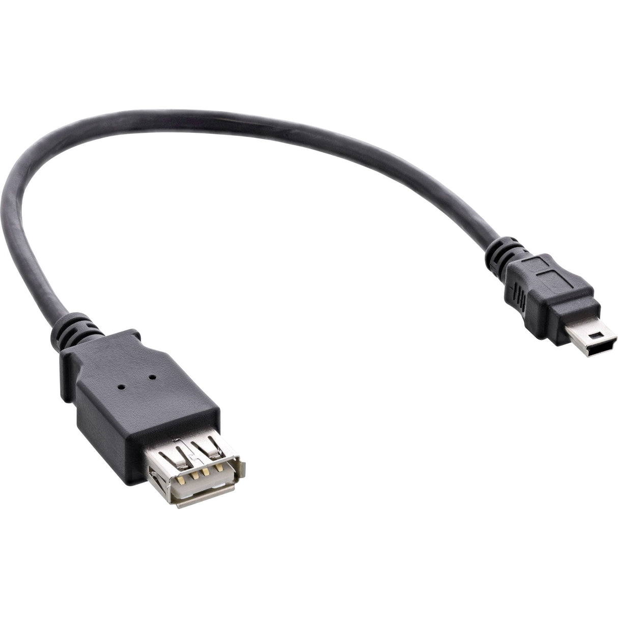 Cable Usb 2.0 Inline A Hembra A Mini 5 Pines Macho 0,2 M