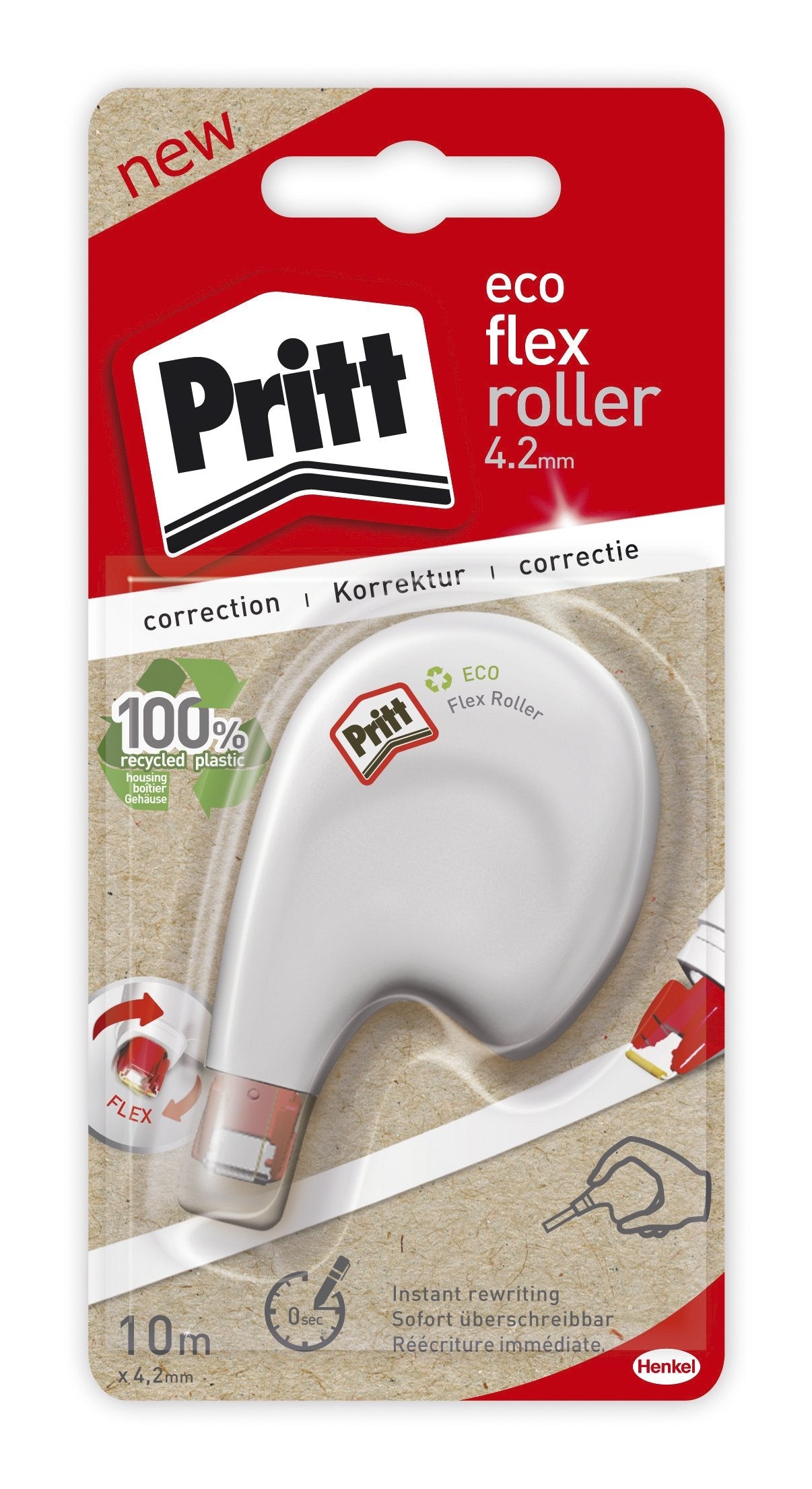 Pritt Corrector Ecomfort Roller 930b, A: 4,2 Mm, L: 10 M