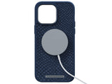 EAN 8720574621426 - Njord byELEMENTS Salmon Leather Magsafe funda para teléfono móvil 17 cm (6.7") Azul imagen 3