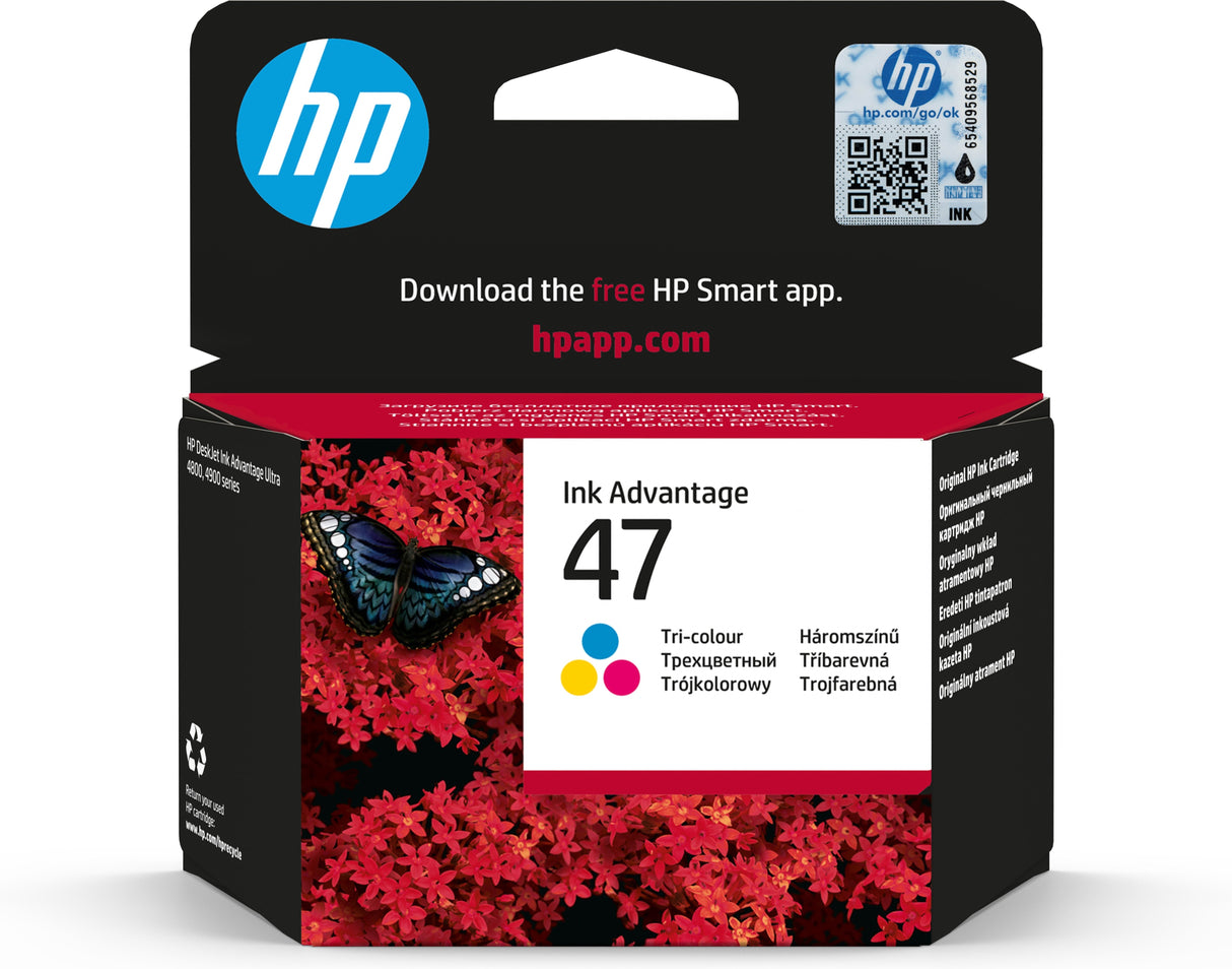 Hp 6zd61ae Color Cartucho De Tinta Original - 47