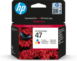 Hp 6zd61ae Color Cartucho De Tinta Original - 47