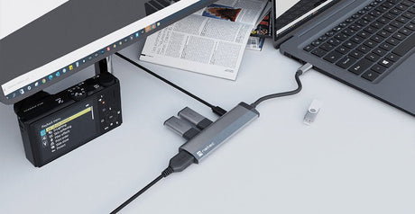 EAN 5901969437232 - NATEC Fowler Slim Alámbrico USB 3.2 Gen 1 (3.1 Gen 1) Type-C Negro, Cromo imagen 5