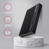 EAN 8595247906779 - Axagon EE25-GTR USB-C 3.2 Gen 2 - SATA 6G 2.5\" externes Festplattengehäuse geriffelt Carcasa de disco du imagen 2