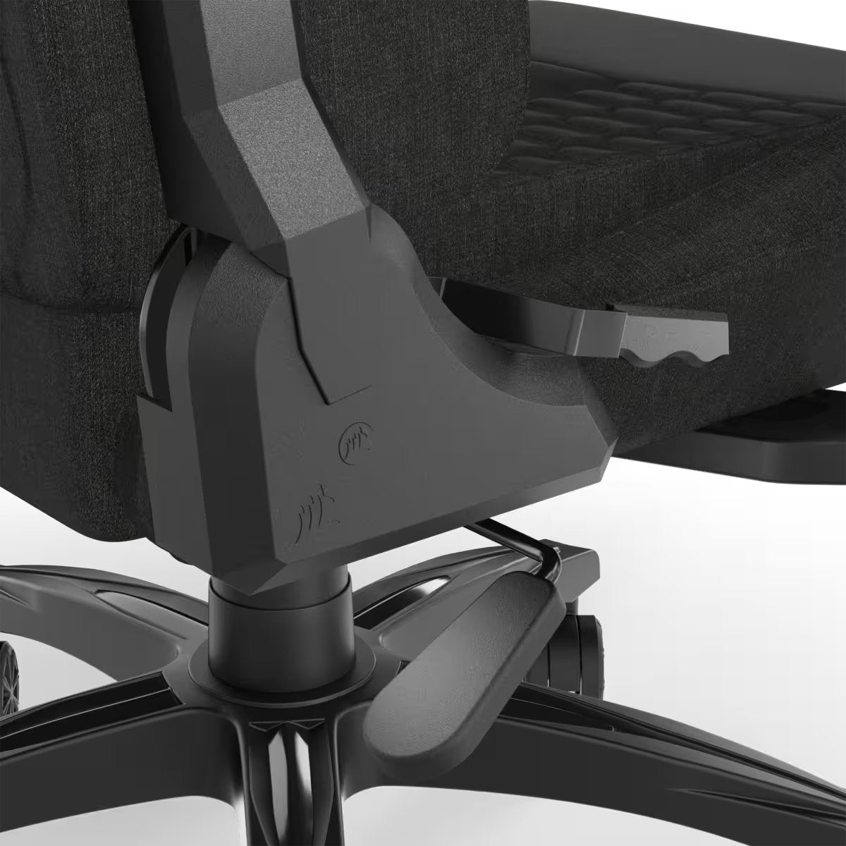 Silla Corsair Gaming Tc100 Relaxed Leatherette Fabric Negra Cf-9010051-Ww