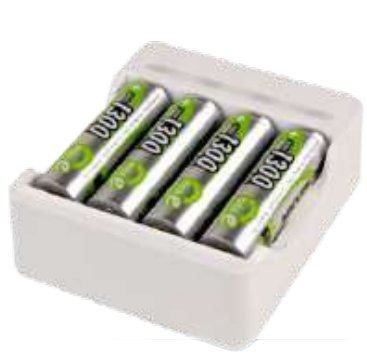 Cargador Ansmann Basic Iv Incl. 4 Pilas Aa De 1300 Mah Akku 1001-0120-01