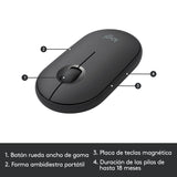EAN 5099206086548 - Logitech 920-009198 teclado Ratón incluido Universal RF inalámbrico QWERTY Español Grafito imagen 13