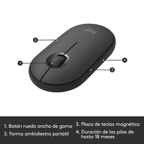 EAN 5099206086548 - Logitech 920-009198 teclado Ratón incluido Universal RF inalámbrico QWERTY Español Grafito imagen 13