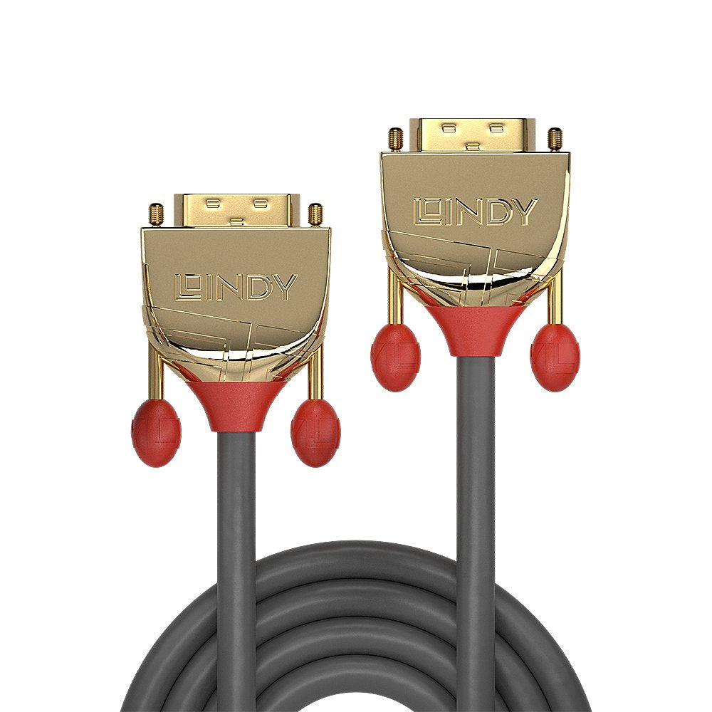 Lindy Dvi-D Dual Link Cable Gold Line 1m